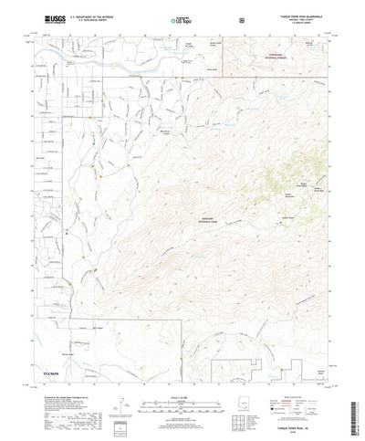 Tanque Verde Peak, AZ (2018, 24000-Scale) Preview 1