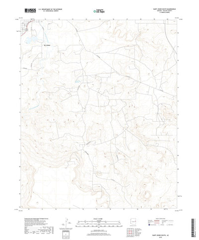 Saint Johns South, AZ (2018, 24000-Scale) Preview 1
