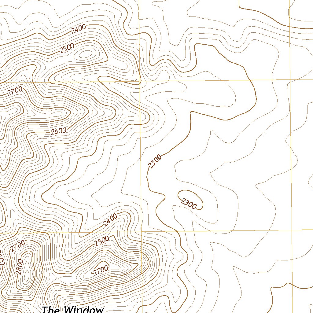 Window Mountain, AZ (2018, 24000-Scale) Map by United States Geological ...