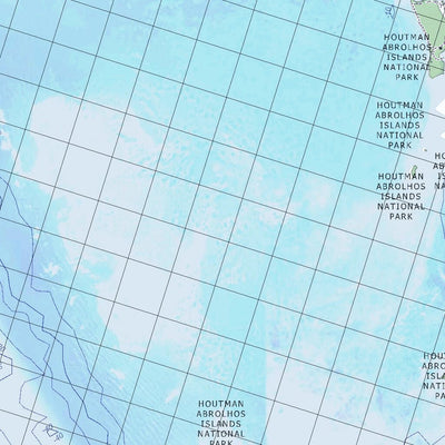Getlost Map 1640 ABROLHOS WA Topographic Map V15 1:75,000