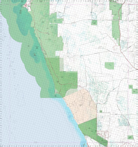 Getlost Map 1936 WEDGE ISLAND WA Topographic Map V15 1:75,000