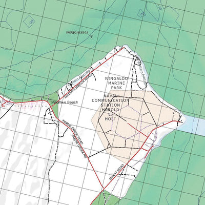 Getlost Map 1754 EXMOUTH WA Topographic Map V15 1:75,000