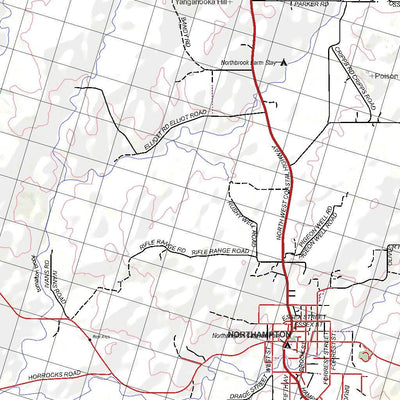Getlost Map 1841 NORTHAMPTON WA Topographic Map V15 1:75,000