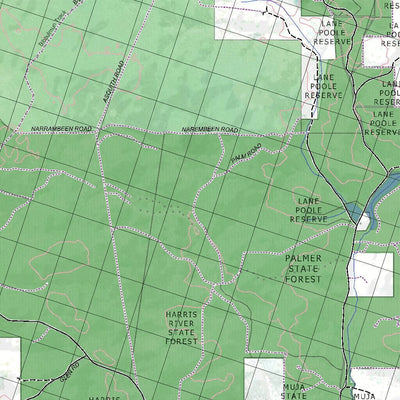 Getlost Map 2131 COLLIE WA Topographic Map V15 1:75,000