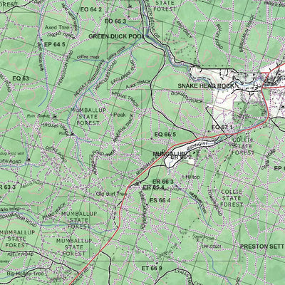 Getlost Map 2131 COLLIE WA Topographic Map V15 1:75,000