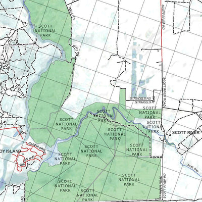 Getlost Map 1929 LEEUWIN WA Topographic Map V15 1:75,000