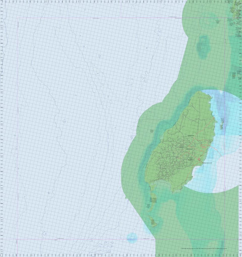Getlost Map 1956 BARROW ISLAND WA Topographic Map V15 1:75,000