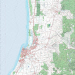 Getlost Map 2031 BUNBURY WA Topographic Map V15 1:75,000