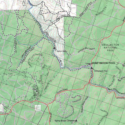 Getlost Map 2031 BUNBURY WA Topographic Map V15 1:75,000