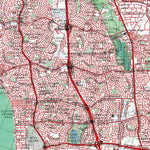 Getlost Map 2034 PERTH WA Topographic Map V15 1:75,000