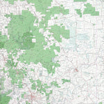 Getlost Map 2130 BRIDGETOWN WA Topographic Map V15 1:75,000