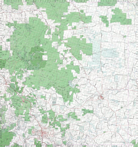 Getlost Map 2130 BRIDGETOWN WA Topographic Map V15 1:75,000