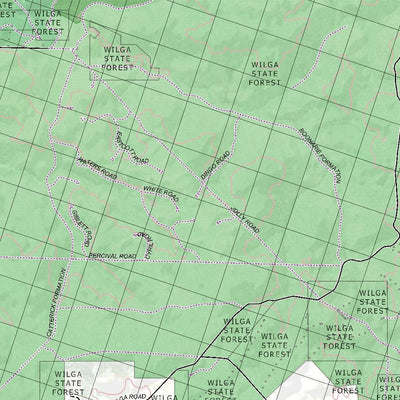 Getlost Map 2130 BRIDGETOWN WA Topographic Map V15 1:75,000