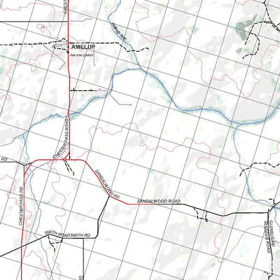 Getlost Map 2529 BORDEN WA Topographic Map V15 1:75,000