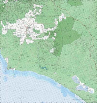 Getlost Map 2128 NORTHCLIFFE WA Topographic Map V15 1:75,000