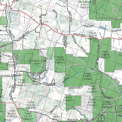 Getlost Map 2129 MANJIMUP WA Topographic Map V15 1:75,000