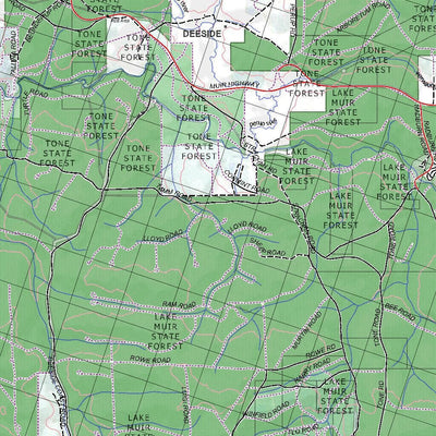 Getlost Map 2129 MANJIMUP WA Topographic Map V15 1:75,000