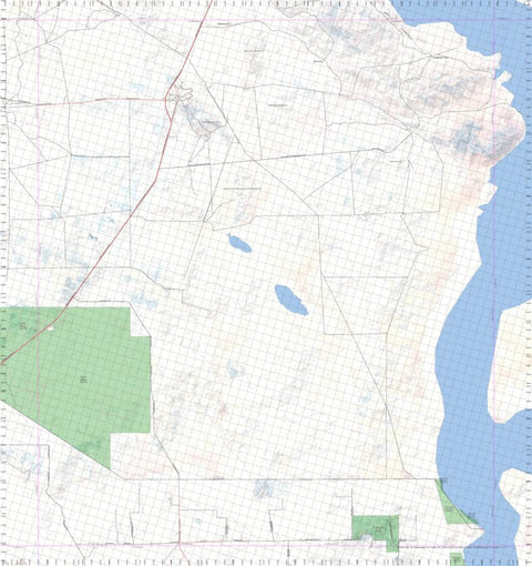 Getlost Map 2338 MOUNT GIBSON WA Topographic Map V15 1:75,000