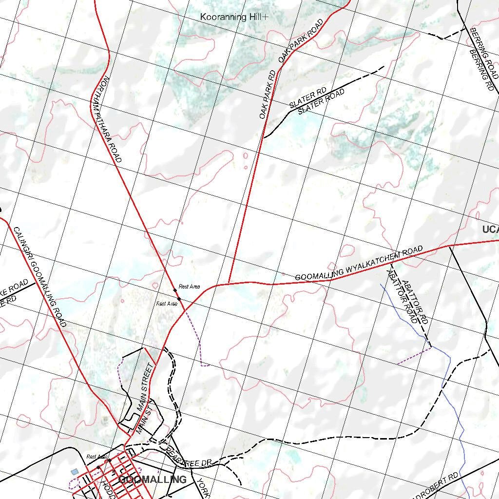 Goomalling Wa Postcode Getlost Map 2235 GOOMALLING WA Topographic Map V15 1:75,000 by Getlost ...