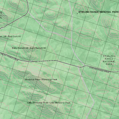 Getlost Map 2429 TAMBELLUP WA Topographic Map V15 1:75,000