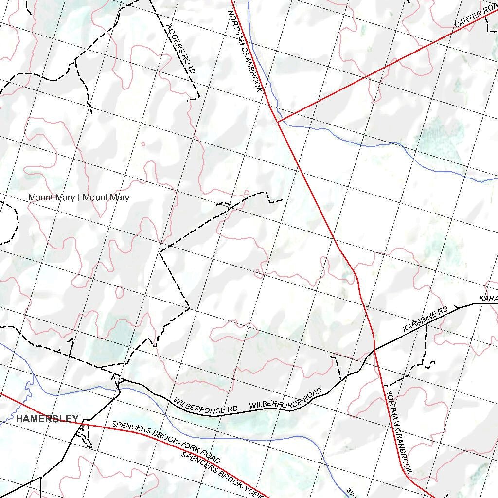 Getlost Map 2234 NORTHAM WA Topographic Map V15 1:75,000 by Getlost ...