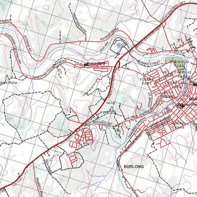 Getlost Map 2234 NORTHAM WA Topographic Map V15 1:75,000
