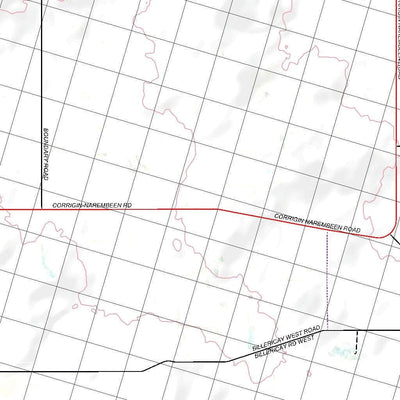 Getlost Map 2533 NAREMBEEN WA Topographic Map V15 1:75,000