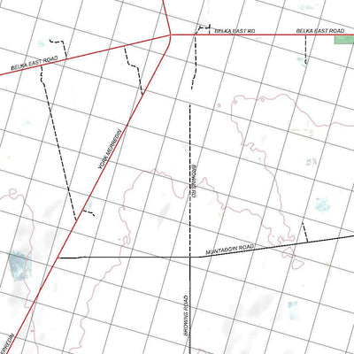 Getlost Map 2534 BRUCE ROCK WA Topographic Map V15 1:75,000