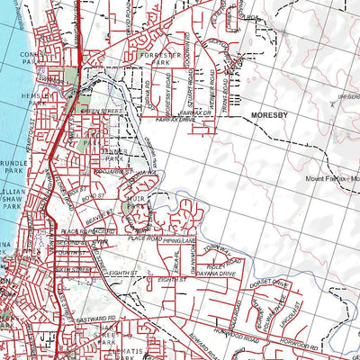 Getlost Map 1840 GERALDTON WA Topographic Map V15 1:75,000