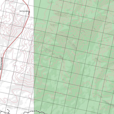 Getlost Map 2452 MOUNT LIONEL WA Topographic Map V15 1:75,000