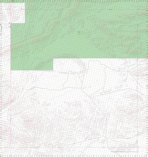 Getlost Map 2551 SNOWY MOUNT WA Topographic Map V15 1:75,000