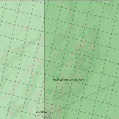 Getlost Map 3631 MOUNT DEAN WA Topographic Map V15 1:75,000