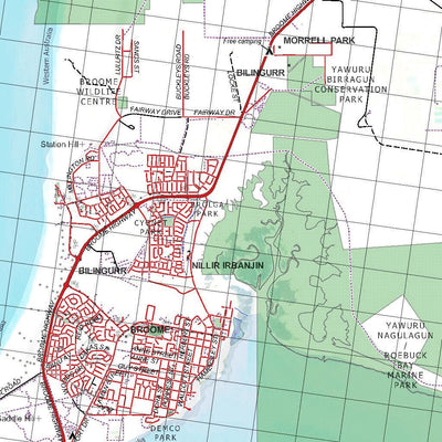 Getlost Map 3362 BROOME WA Topographic Map V15 1:75,000