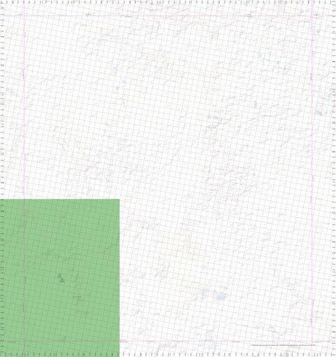 Getlost Map 3842 POLLARD WA Topographic Map V15 1:75,000