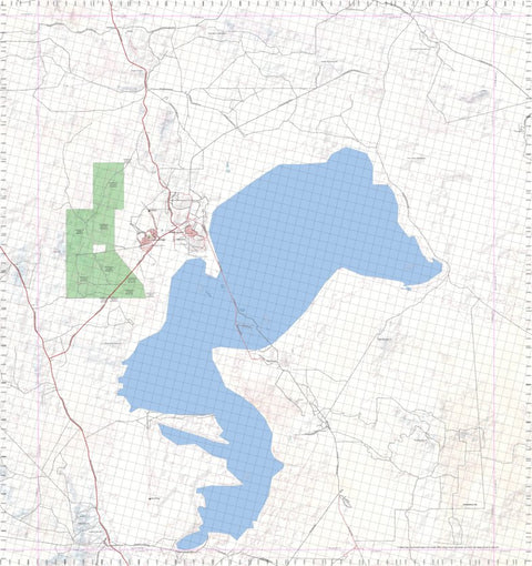 Getlost Map 3235 LAKE LEFROY WA Topographic Map V15 1:75,000