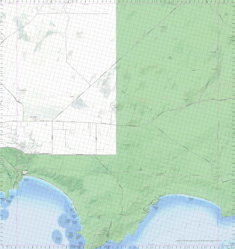 Getlost Map 3530 SANDY BIGHT WA Topographic Map V15 1:75,000