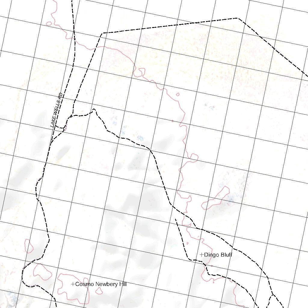 Getlost Map 3442 COSMO NEWBERY WA Topographic Map V15 175,000 map by