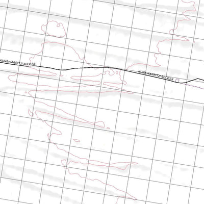Getlost Map 3653 AULD WA Topographic Map V15 1:75,000