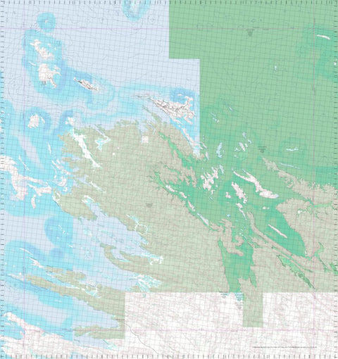 Getlost Map 3665 YAMPI WA Topographic Map V15 1:75,000