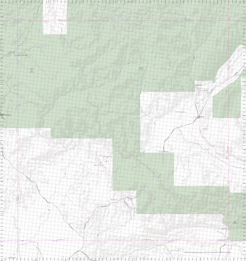 Getlost Map 4064 PACKHORSE RANGE WA Topographic Map V15 1:75,000