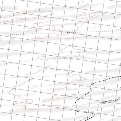 Getlost Map 4054 TOBIN WA Topographic Map V15 1:75,000