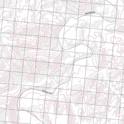 Getlost Map 4466 PENTECOST WA Topographic Map V15 1:75,000