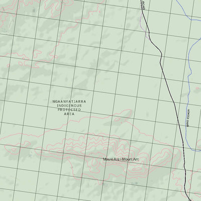 Getlost Map 4648 REBECCA WA Topographic Map V15 1:75,000