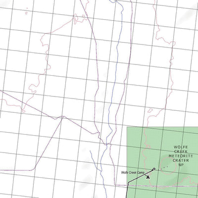 Getlost Map 4459 WOLF CREEK WA Topographic Map V15 1:75,000