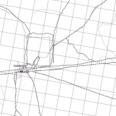 Getlost Map 4536 FORREST WA Topographic Map V15 1:75,000