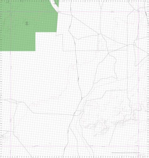 Getlost Map 4560 COW CREEK WA Topographic Map V15 1:75,000
