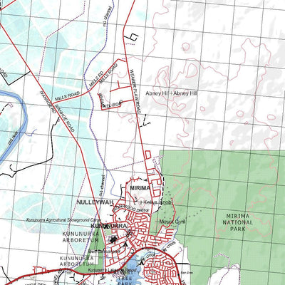 Getlost Map 4666 KUNUNURRA WA Topographic Map V15 1:75,000