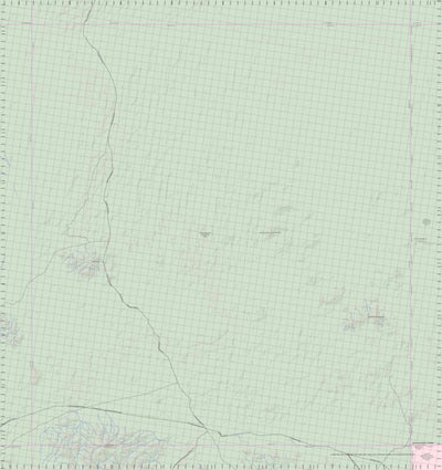 Getlost Map 4646 BATES WA Topographic Map V15 1:75,000