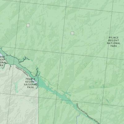 Getlost Map SD5116 PRINCE REGENT Australia Touring Map V15a 1:250,000