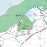 Getlost Map SE5016 BEDOUT ISLAND Australia Touring Map V15a 1:250,000